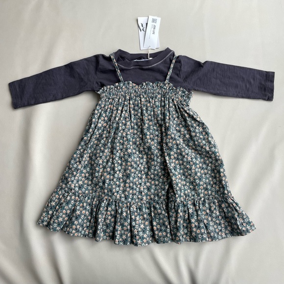 Zara Other - Zara Kids Corduroy Combination Dress 12-18 months